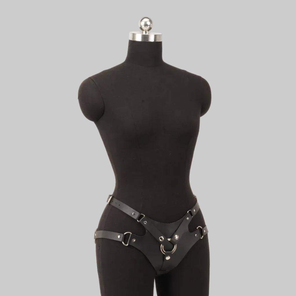QUARTZ LEATHER PANTIES