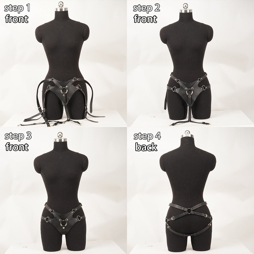 QUARTZ LEATHER PANTIES