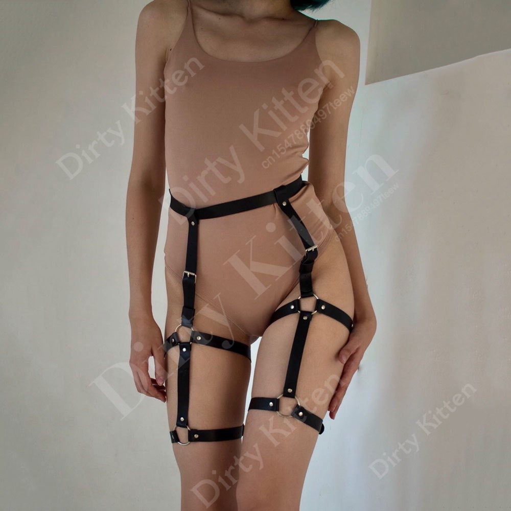 Sword Belt Sexy Bondage Lingerie Women Harness Garter Belt Sensual Lingerie Woman Thigh Stockings With Belt Set Gothic Clothing